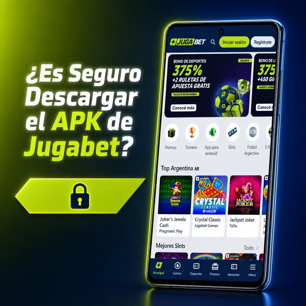 APK de Jugabet seguro con cifrado SSL y licencia de Curaçao eGaming